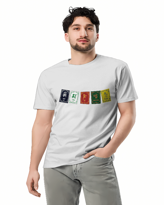 Om Mani Padme Hum Unisex Round Neck T-Shirt