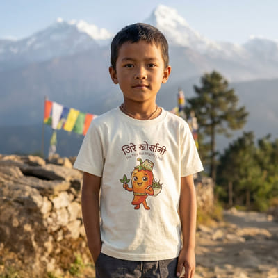 Jire Khorsani Boy’s Round Neck T-Shirt