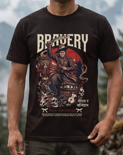Bravery & Sacrifice Unisex Round Neck T-Shirt