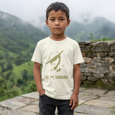 Gorkha Legends Boy’s Round Neck T-Shirt