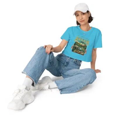 Assam mero pahilo maya Crop Top