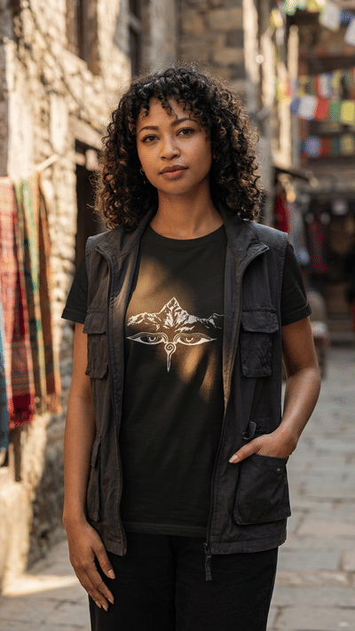 Wisdom Eyes Women's Round Neck Tshirt
