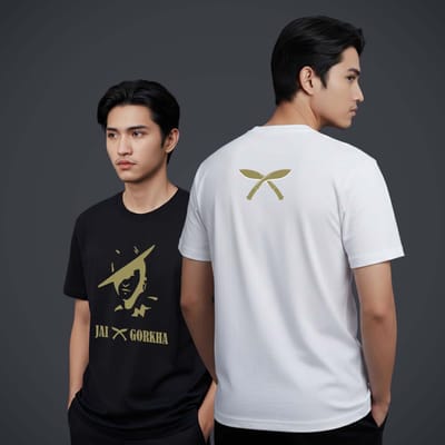 GORKHA Legends Unisex Round Neck T-Shirt