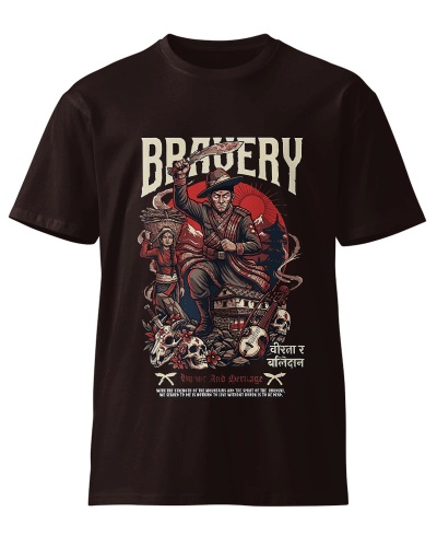 Bravery & Sacrifice Unisex Round Neck T-Shirt
