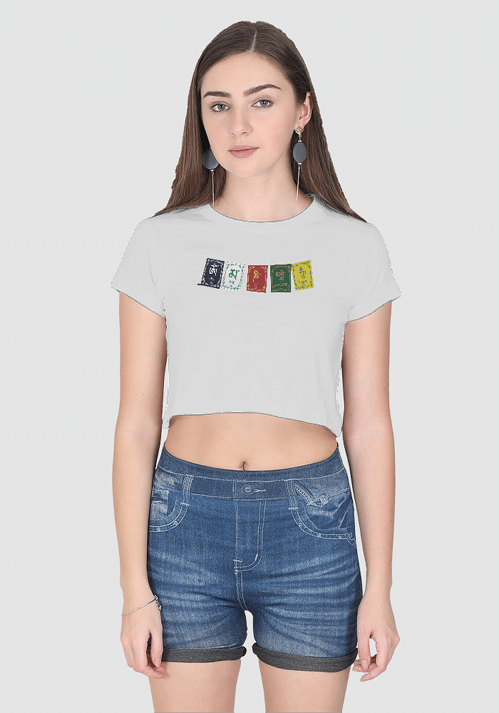 Om Mani Padme Hum Crop Top