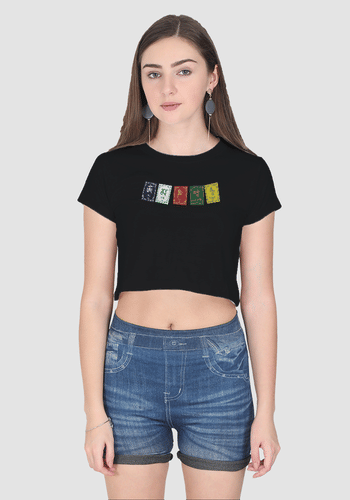 Om Mani Padme Hum Crop Top