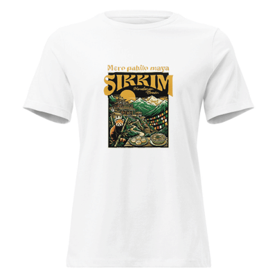 Sikkim mero pahilo maya Women's Round Neck Tshirt
