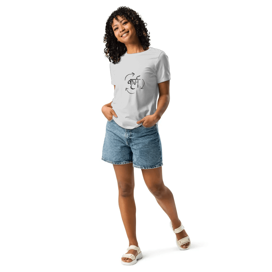 Karma Women's  Round Neck Tshirt
