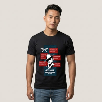 Once a Gorkha Always a Gorkha Unisex Round Neck T-Shirt