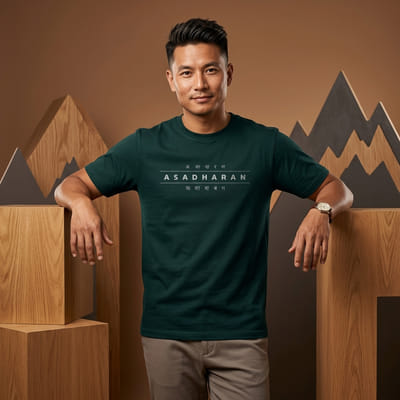 Asadharan Unisex Round Neck T-Shirt