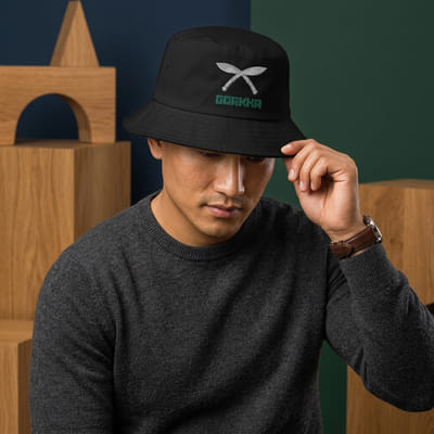 Gorkha khukuri cross Bucket Hat