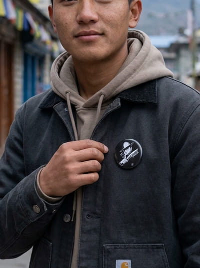 Jai Gorkha Button Badges