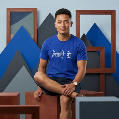 Yo man Nepali Ho Unisex Round Neck T-Shirt