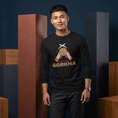 ASSAMESE GORKHA Men’s Full Sleeve T-Shirt