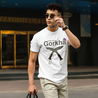 Proud to be Gorkha Unisex Round Neck T-Shirt