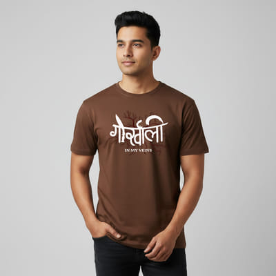 Gorkhali In my Veins Unisex Round Neck T-Shirt
