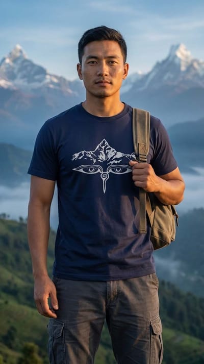 Wisdom Eyes Unisex Round Neck T-Shirt