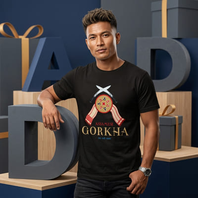ASSAMESE GORKHA Unisex Round Neck T-Shirt