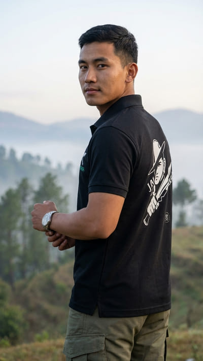 Jai Gorkha Men’s Polo Tshirt