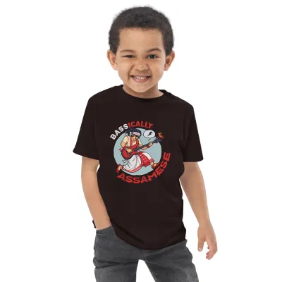 Bassically Assamese Boy’s Round Neck T-Shirt