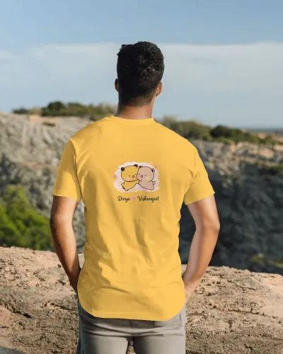 Divya & Vishwajeet Unisex Round Neck T-Shirt