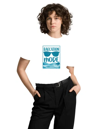 Baecation Mode Women’s Tee Unisex Round Neck T-Shirt