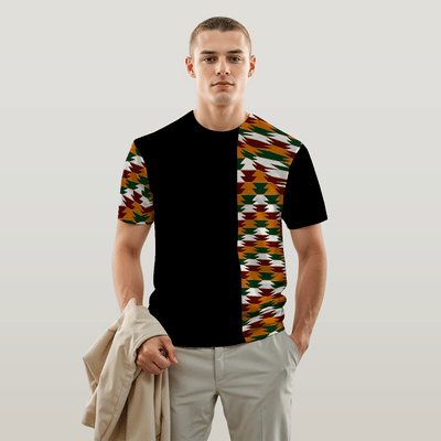 Nepali Dhaka Pattern 3  Unisex AOP Tshirt