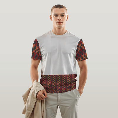 dhakka design 4 Unisex AOP Tshirt