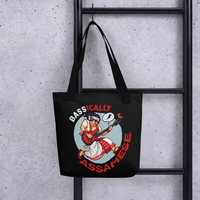 Bassically Assamese All-Over Print Tote Bag