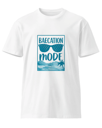 Baecation Mode Men’s Tee Unisex Round Neck T-Shirt